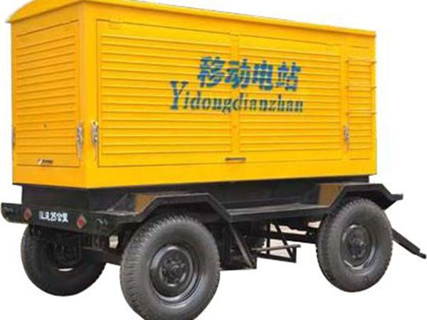 200KW防雨棚移動拖車發電機組